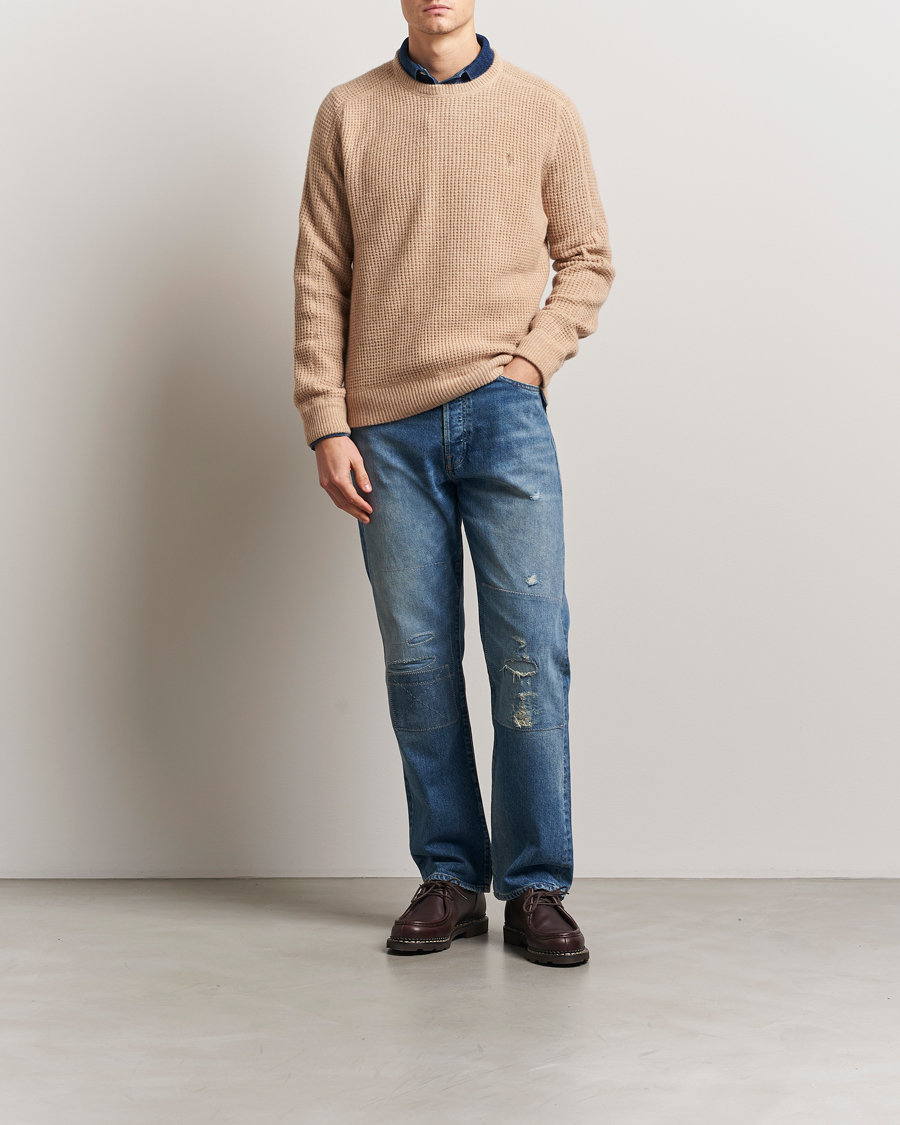 Herren | Pullover | Polo Ralph Lauren | Wool/Alpaca Knitted Sweater Dune Melange