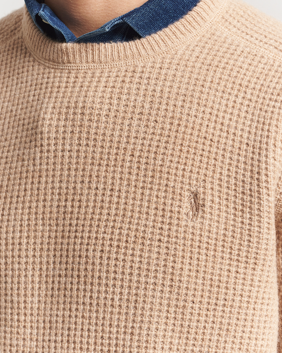 Herren | Pullover | Polo Ralph Lauren | Wool/Alpaca Knitted Sweater Dune Melange