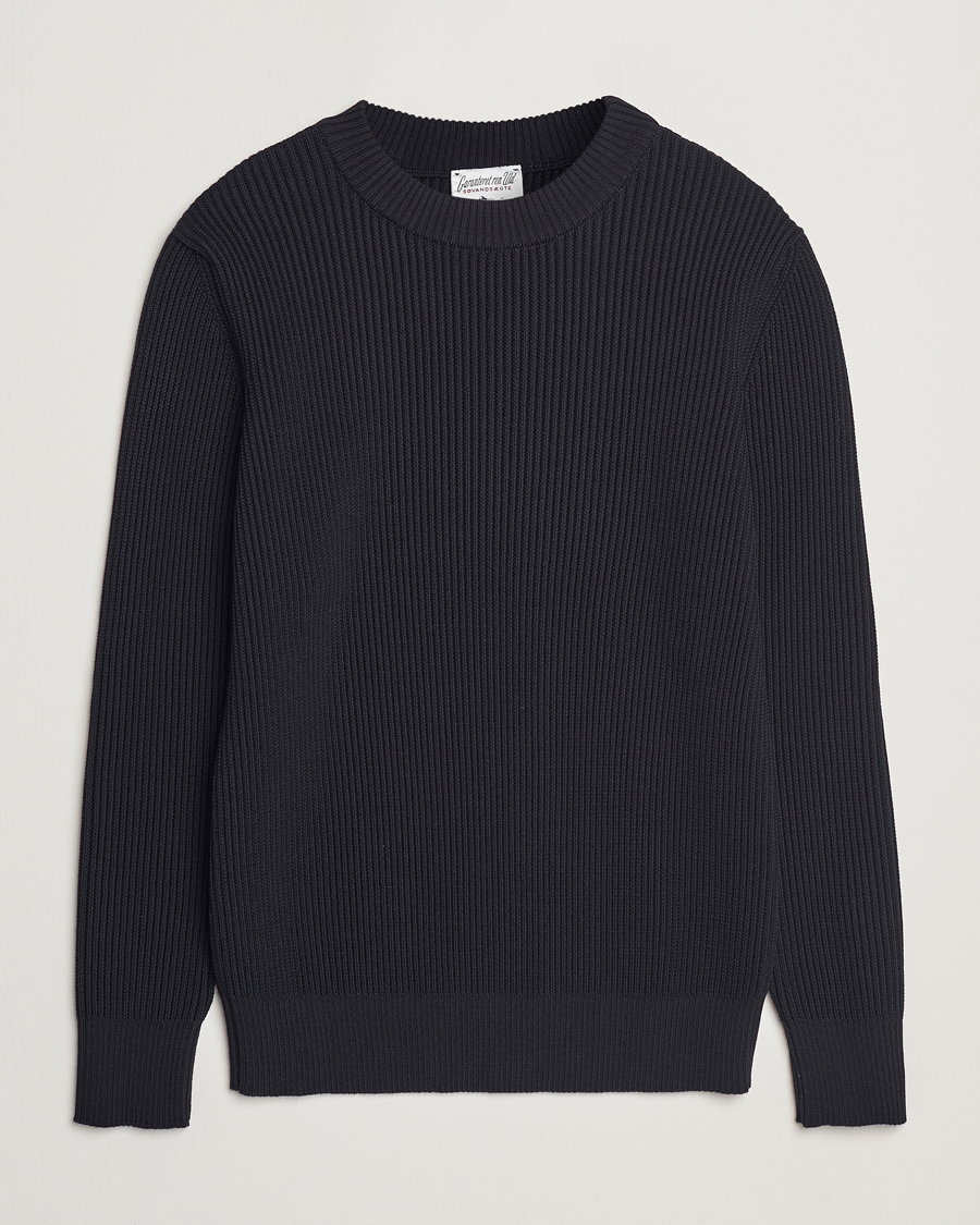 Herren | Pullover | S.N.S. Herning | Fender Wool Crew Neck Navy Blue