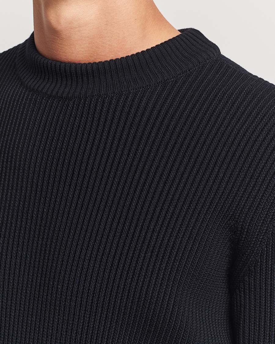 Herren | Pullover | S.N.S. Herning | Fender Wool Crew Neck Navy Blue