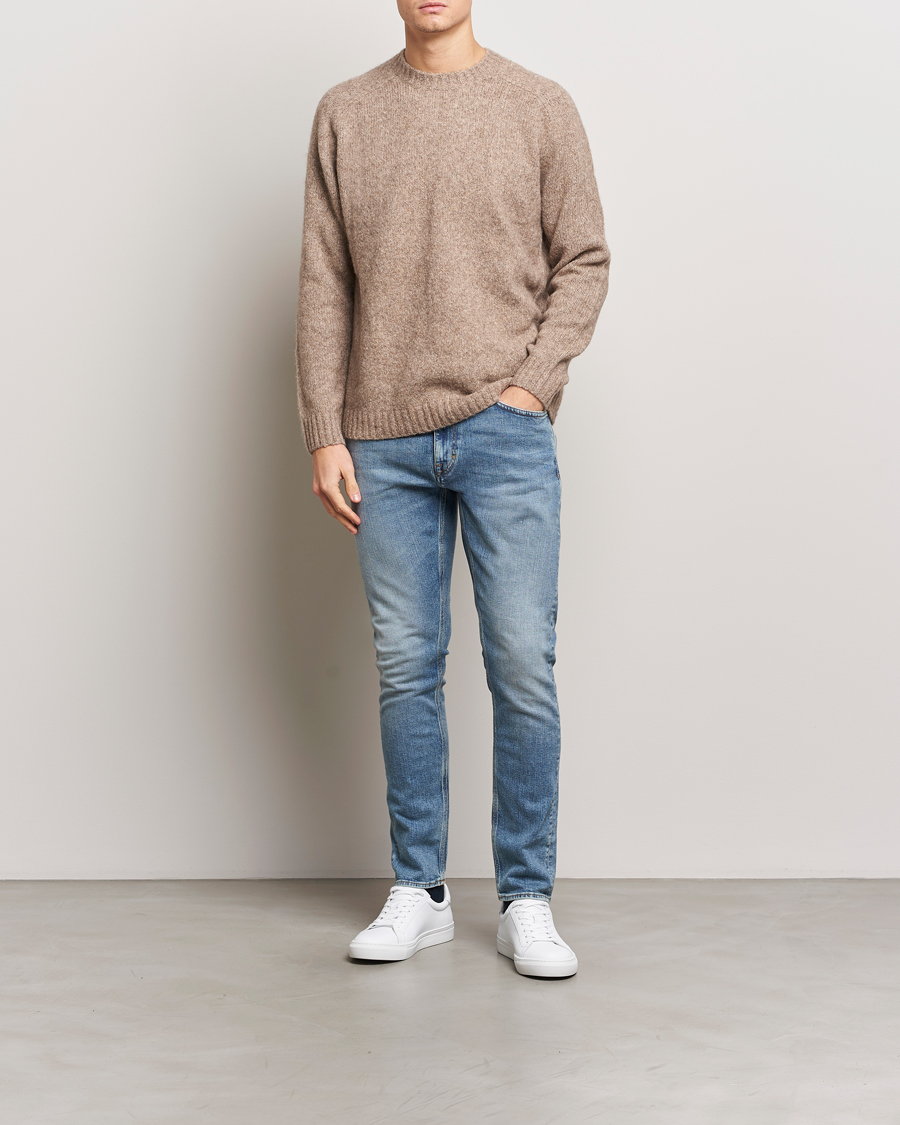 Herren | Jeans | Tiger of Sweden | Pistolero Stretch Cotton Jeans 3 Year Vintage Blue