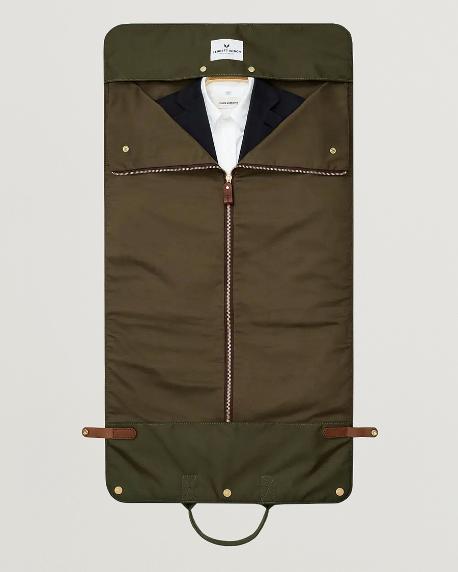 Herren | Taschen | Bennett Winch | Nylon Trifold Suit Carrier Olive