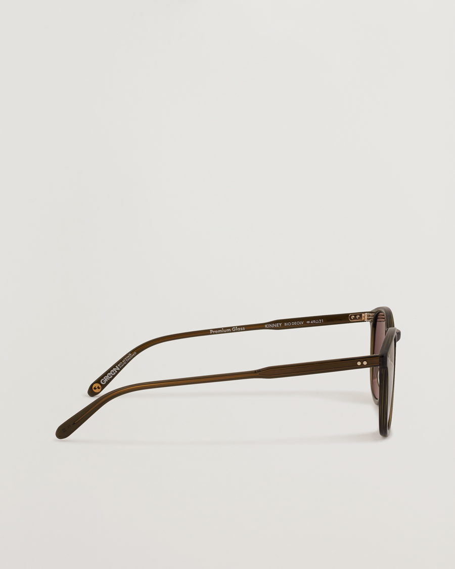 Herren | Sonnenbrillen | Garrett Leight | Kinney 49 Sunglasses Olive/Green