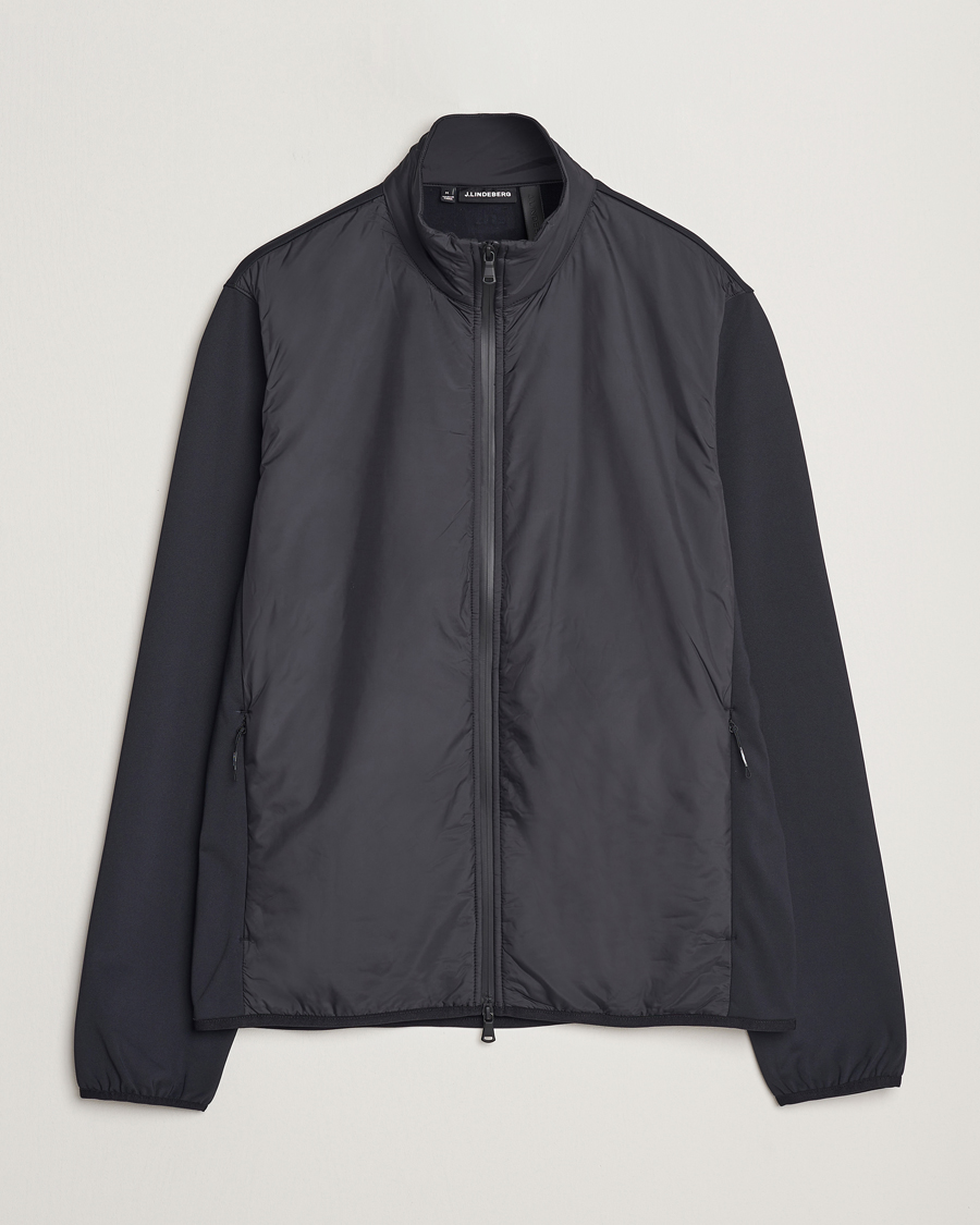 Herren | Jacken | J.Lindeberg | Davida Hybrid Jacket Black