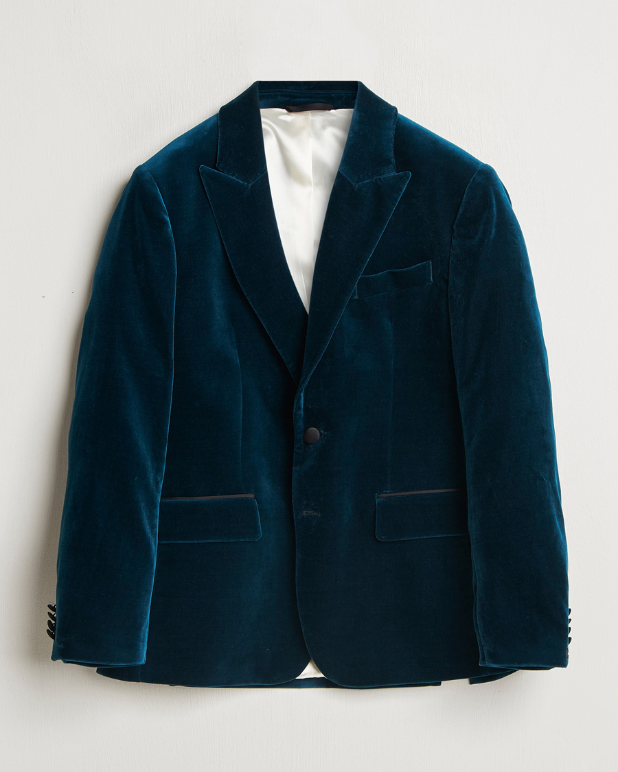 Herren | Sakkos | J.Lindeberg | Lenny Velvet Blazer Key Largo
