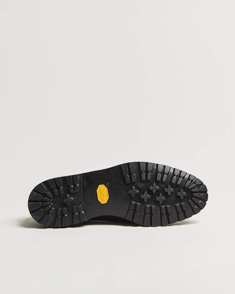 Herren | Brogue | Crockett & Jones x Tärnsjö Garveri | Crockett & Jones Pembroke Milled Grain Vibram Dark Brown