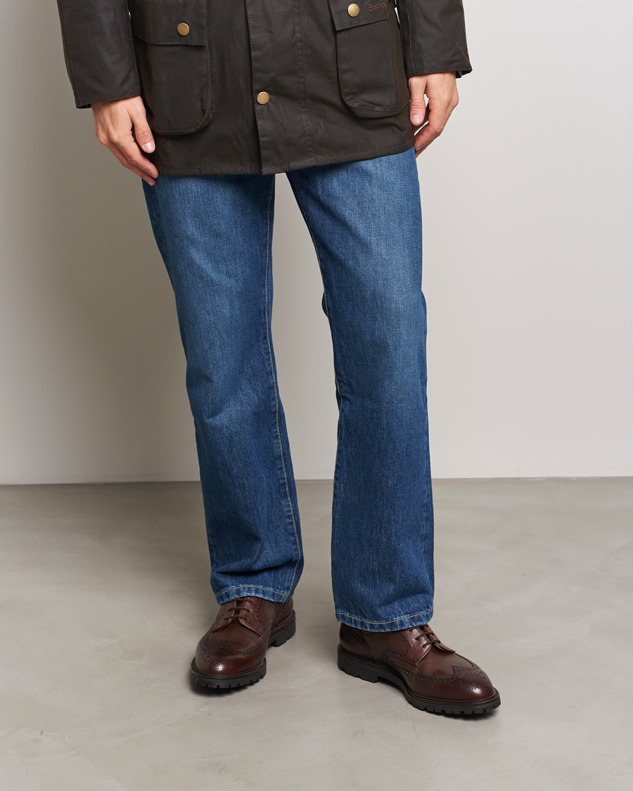 Herren | Brogue | Crockett & Jones x Tärnsjö Garveri | Crockett & Jones Pembroke Milled Grain Vibram Dark Brown