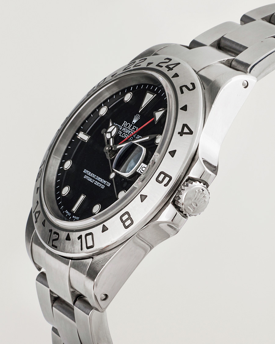 Herren | Rolex Pre-Owned Explorer II 16570 Silver | Rolex Pre-Owned | Explorer II 16570 Silver