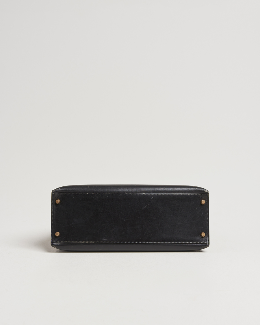 Herren | Hermès Pre-Owned Kelly 35 Handbag Box Calf Black | Hermès Pre-Owned | Kelly 35 Handbag Box Calf Black