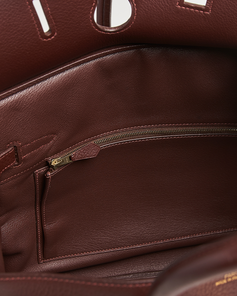 Herren | Hermès Pre-Owned Birkin 35 Taurillon Clemence Handbag Havana | Hermès Pre-Owned | Birkin 35 Taurillon Clemence Handbag Havana