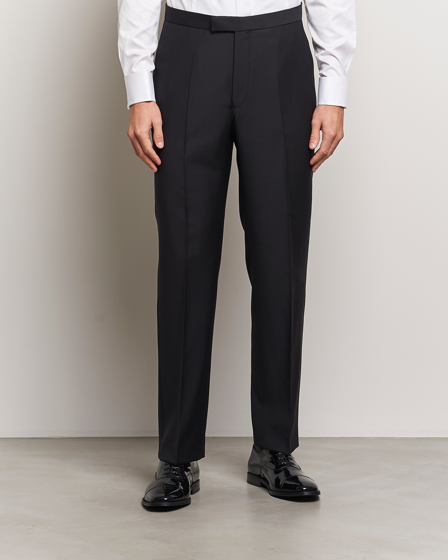 Herren | Hosen | Oscar Jacobson | Del Tuxedo Trousers Black