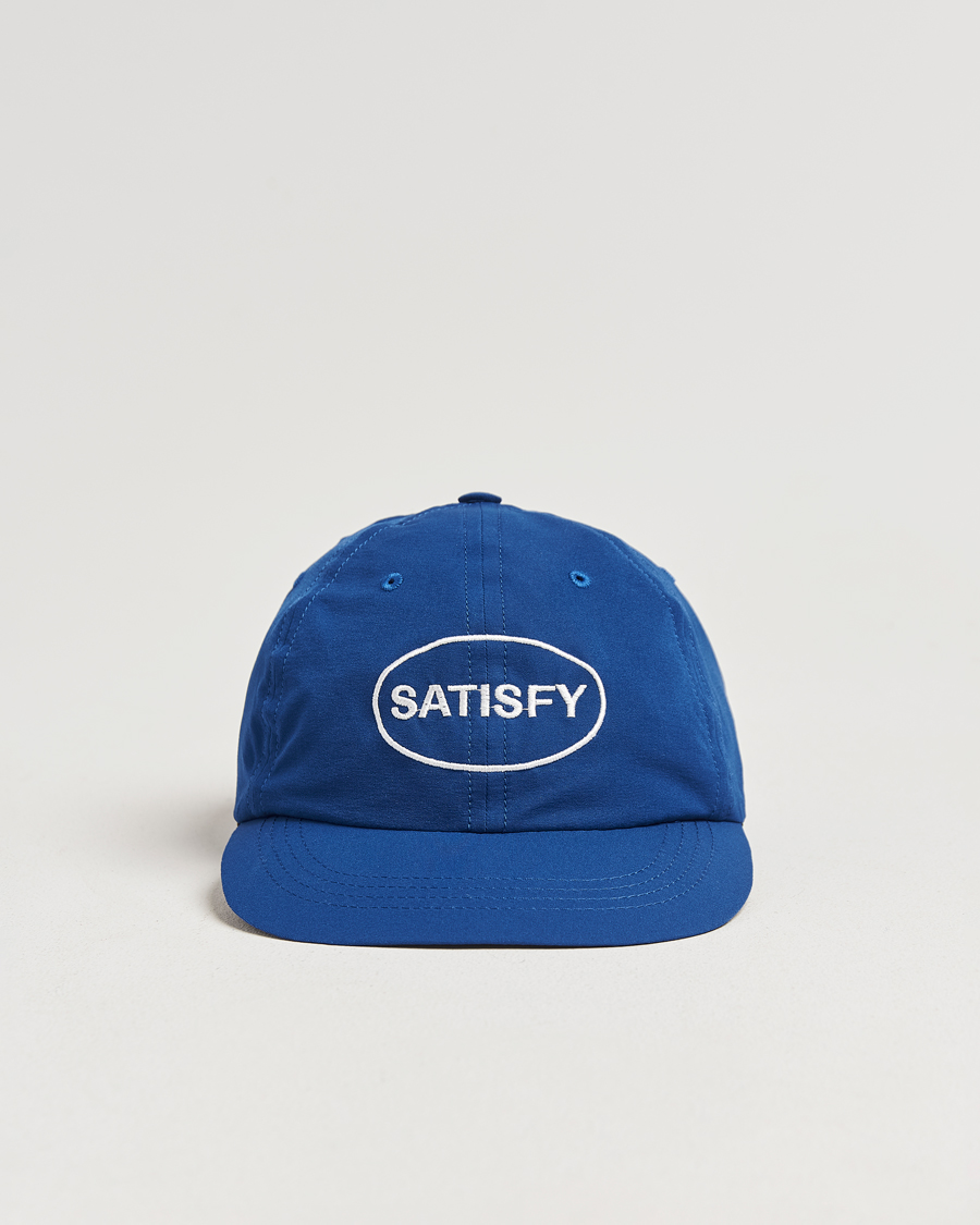 Herren | Satisfy PeaceShell Running Cap Blue | Satisfy | PeaceShell Running Cap Blue