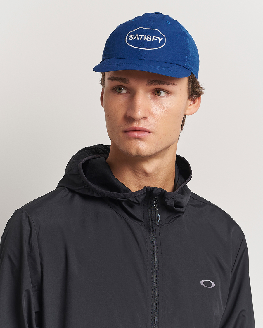 Herren | Satisfy PeaceShell Running Cap Blue | Satisfy | PeaceShell Running Cap Blue