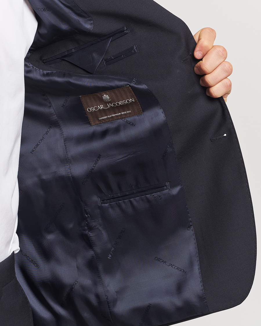 Herren | Sakkos | Oscar Jacobson | Edmund Blazer Navy