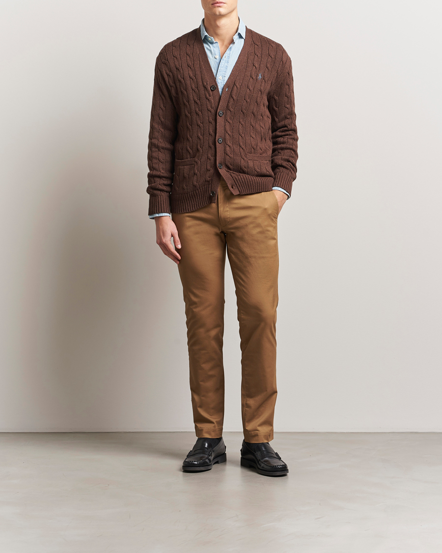 Herren | Hosen | Polo Ralph Lauren | Slim Fit Stretch Chinos Honey Brown