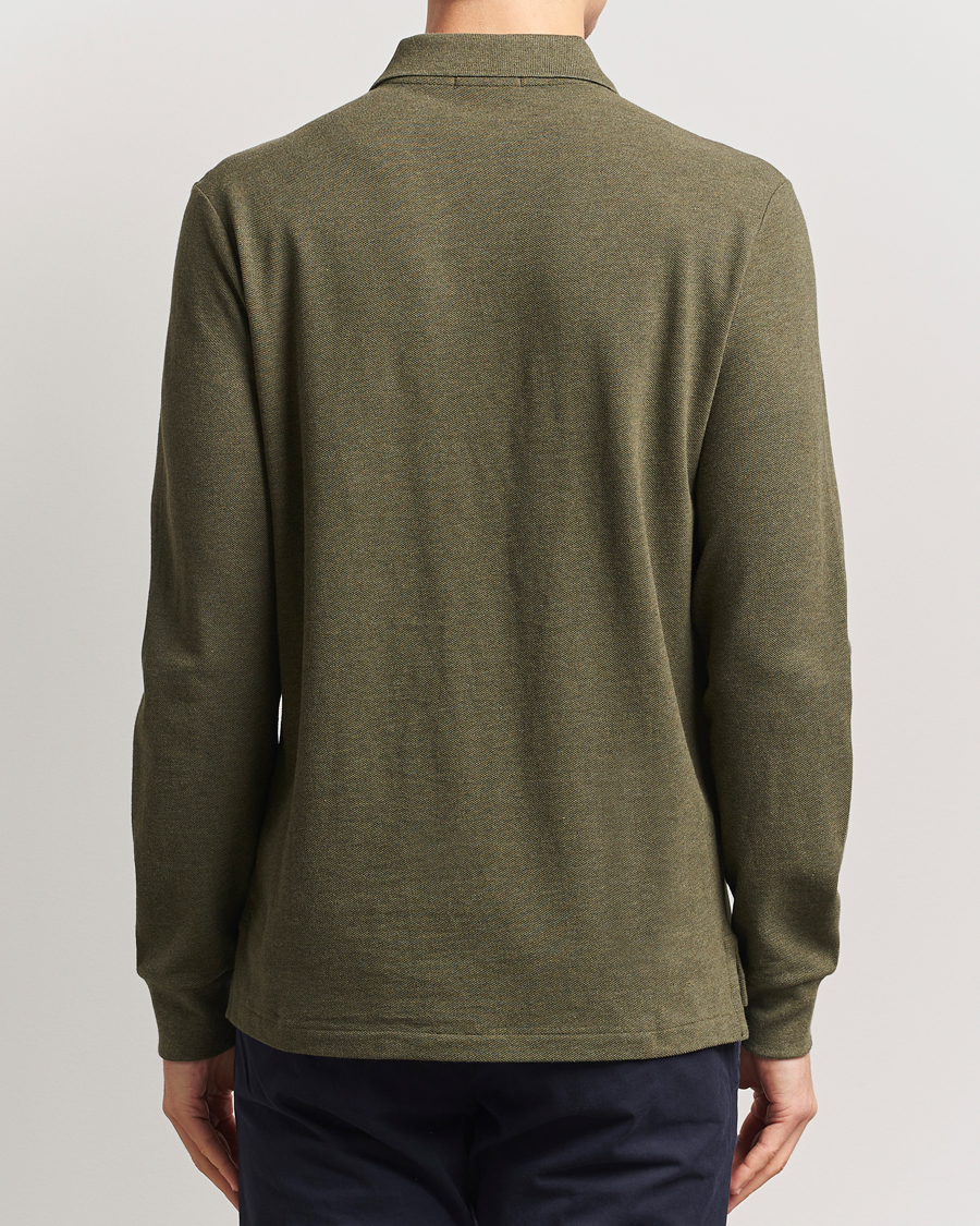 Herren | Pullover | Polo Ralph Lauren | Custom Slim Fit Long Sleeve Polo Service Green