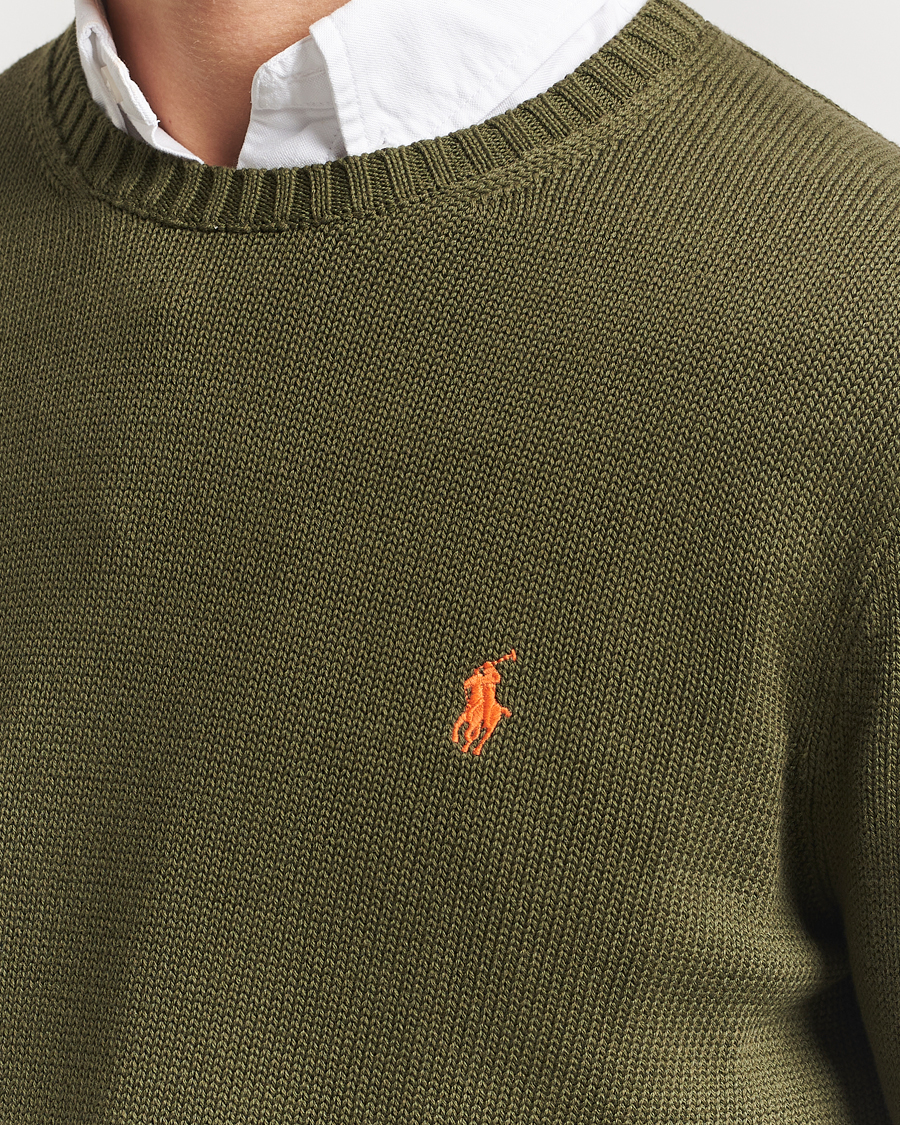 Herren | Pullover | Polo Ralph Lauren | Cotton Crew Neck Sweater New Olive