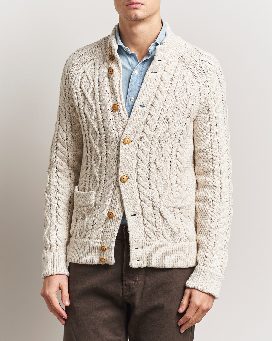 Herren | Pullover | Polo Ralph Lauren | Cotton Cardigan Cream Combo