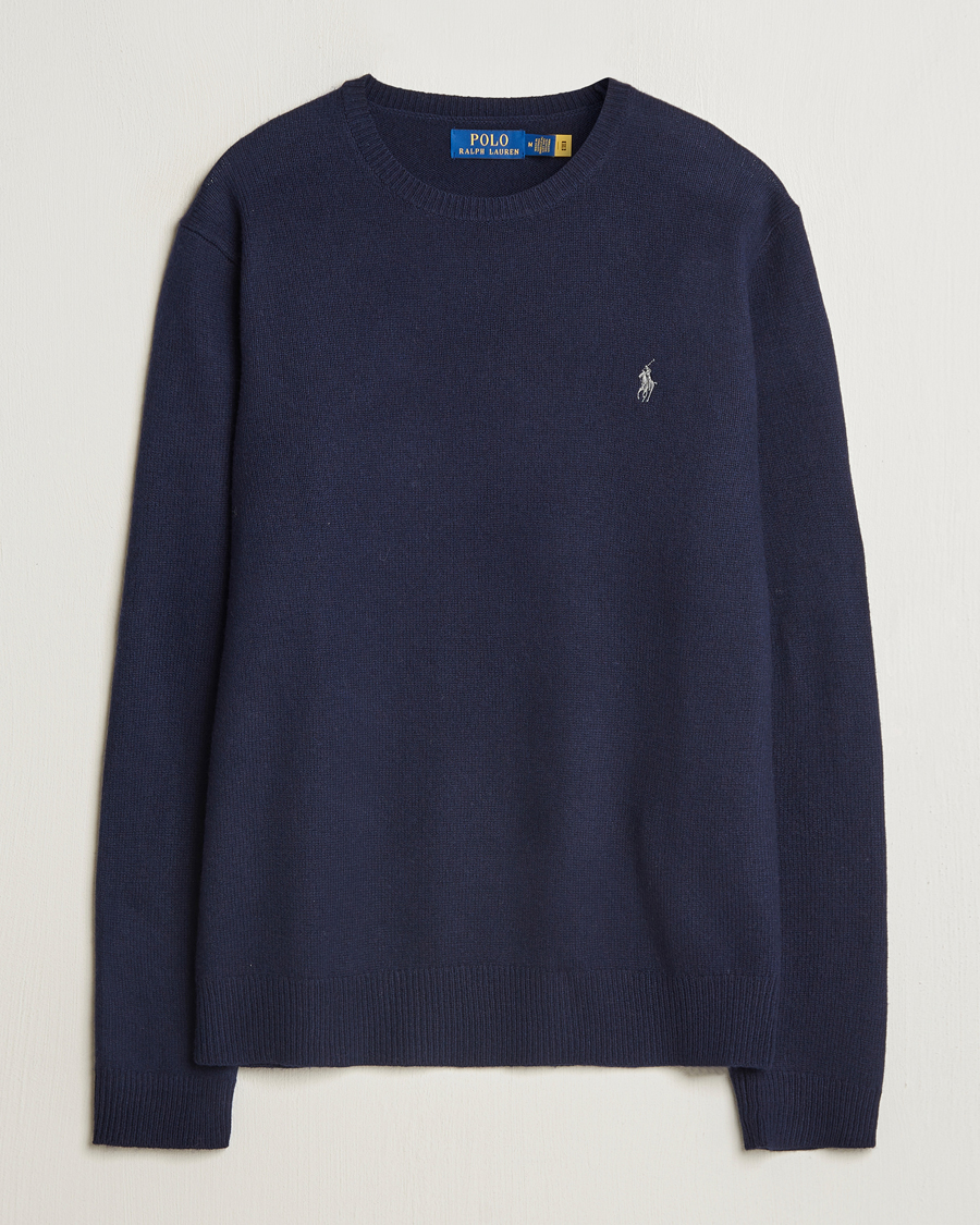 Herren | Pullover | Polo Ralph Lauren | Cotton/Wool Pullover Hunter Navy