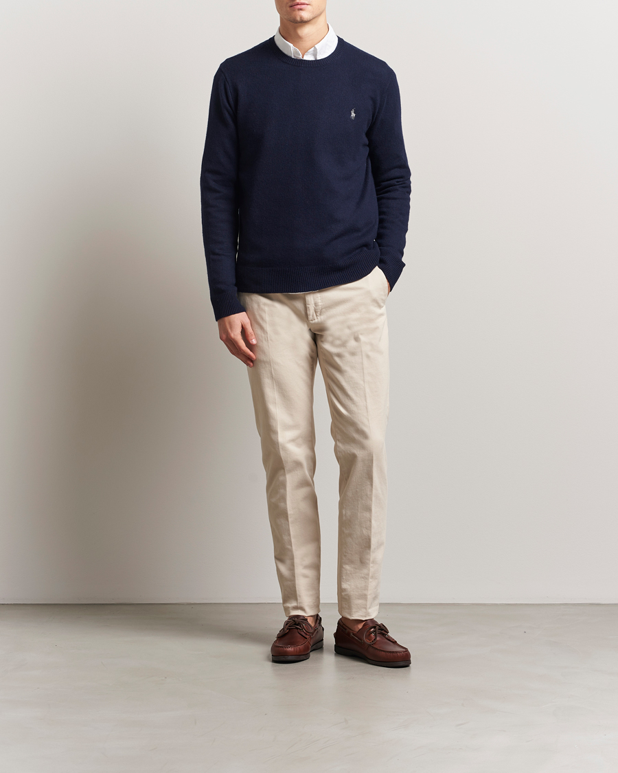Herren | Pullover | Polo Ralph Lauren | Cotton/Wool Pullover Hunter Navy