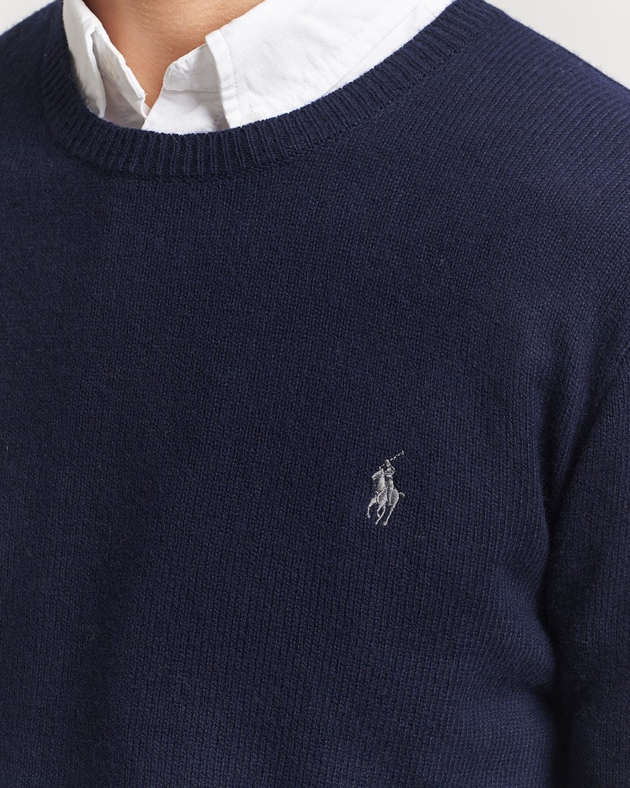 Herren | Pullover | Polo Ralph Lauren | Cotton/Wool Pullover Hunter Navy