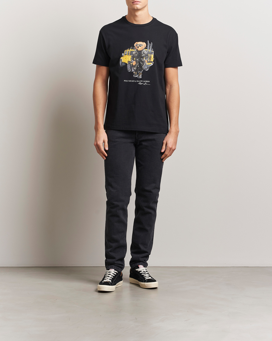Herren | T-Shirts | Polo Ralph Lauren | Printed Bear Crew Neck T-Shirt Polo Black
