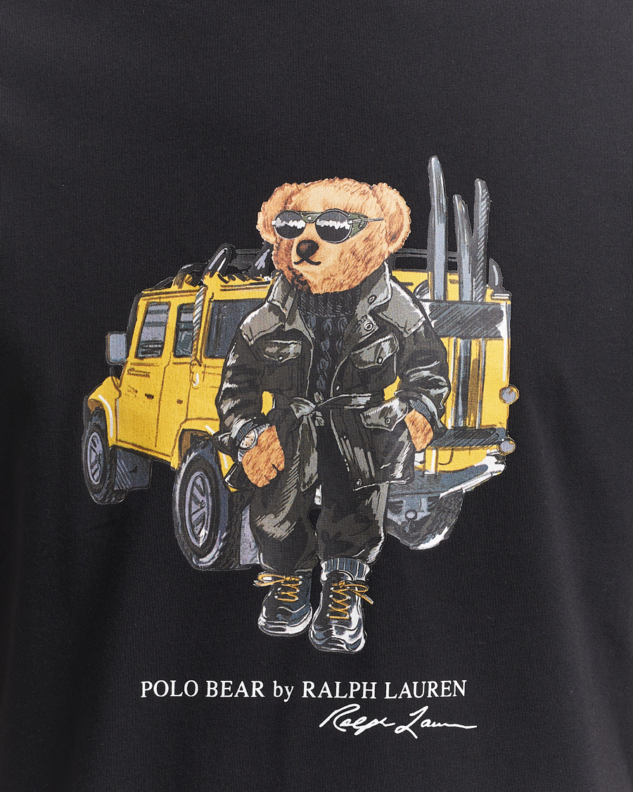 Herren | T-Shirts | Polo Ralph Lauren | Printed Bear Crew Neck T-Shirt Polo Black