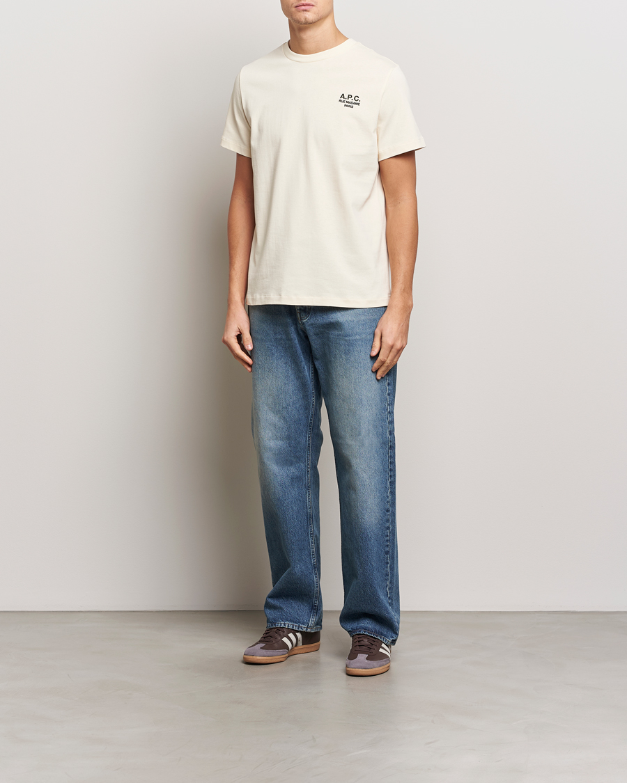 Herren | T-Shirts | A.P.C. | Rue Madame T-Shirt Ecru