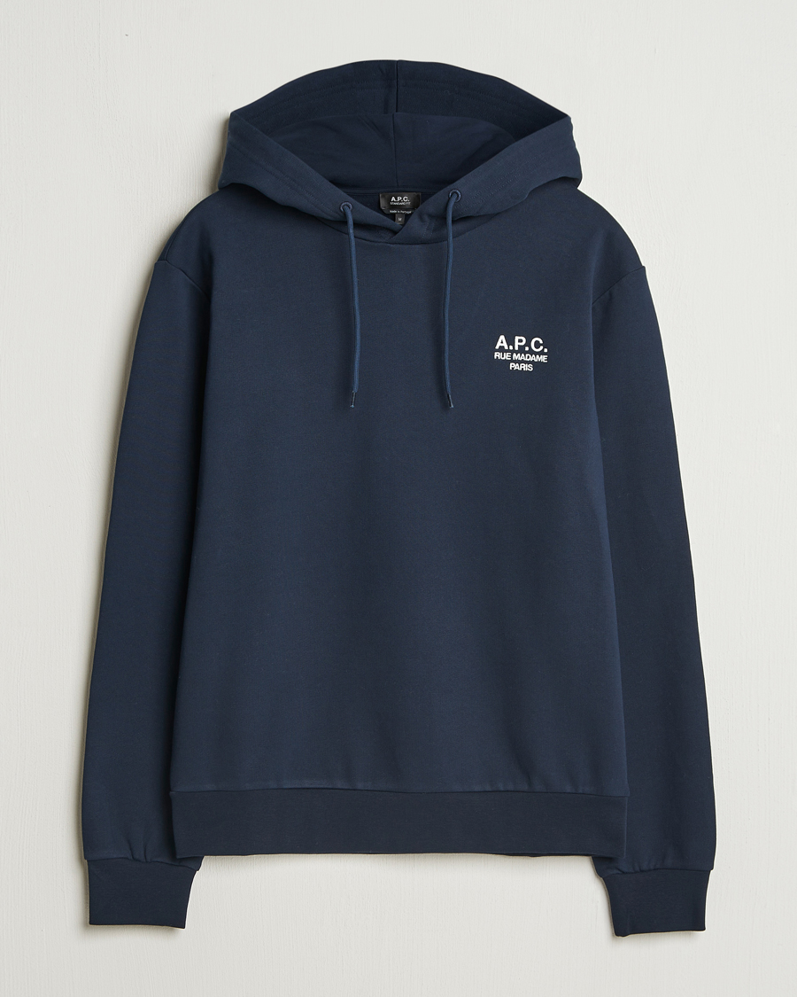 Herren | Pullover | A.P.C. | Rue Madame Hoodie Dark Navy