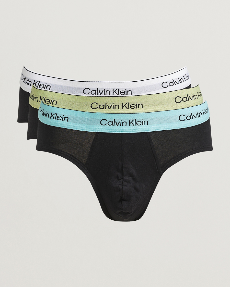 Herren | Unterwäsche | Calvin Klein | 3-Pack Icon Cotton Stretch Hip Brief Black