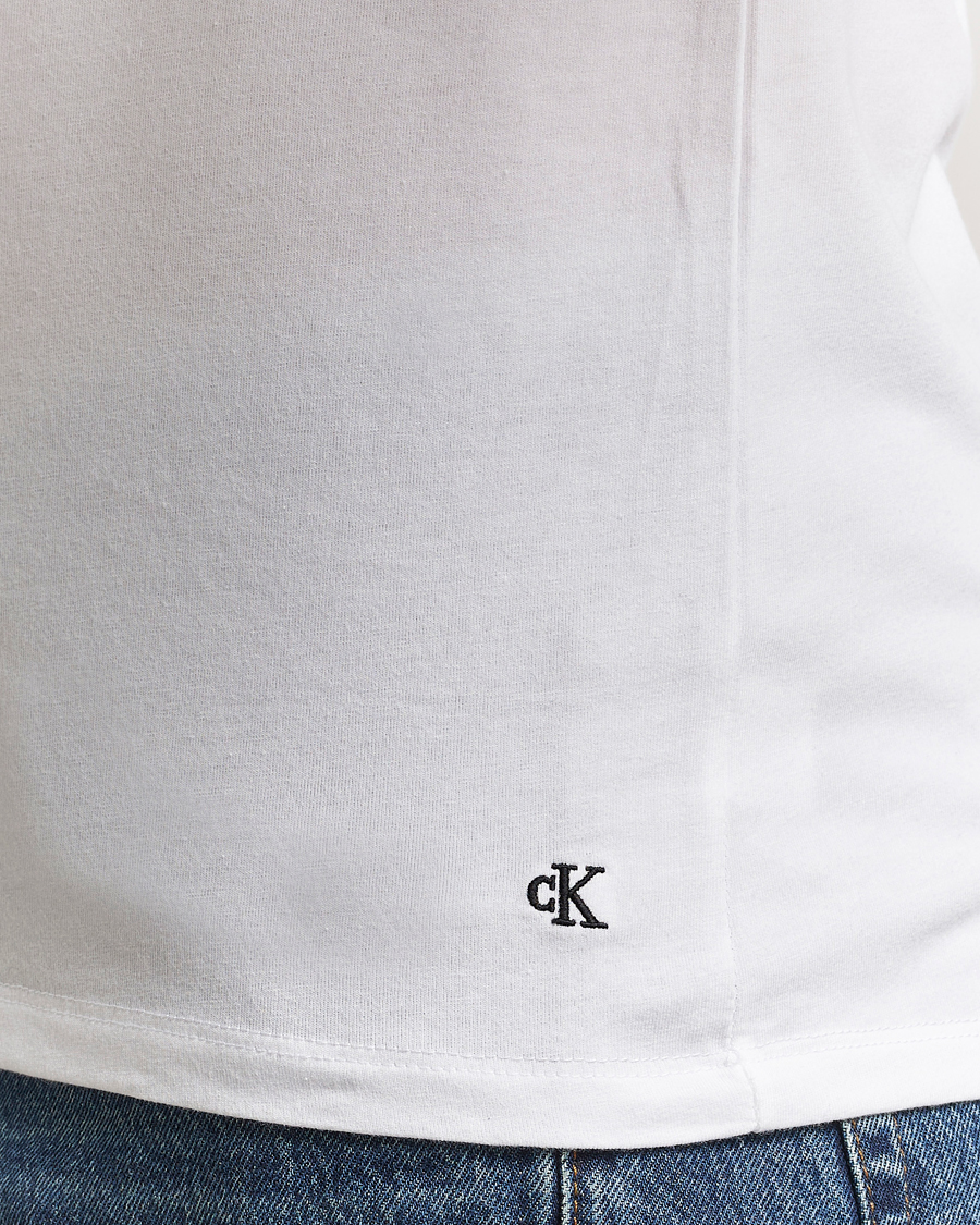 Herren | T-Shirts | Calvin Klein | 3-Pack Cotton Stretch V-Neck T-Shirt White