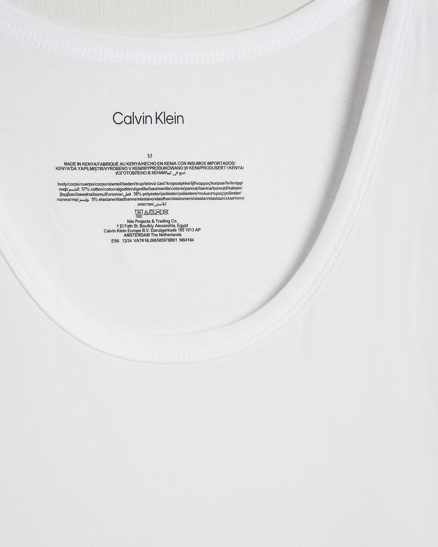 Herren | T-Shirts | Calvin Klein | 3-Pack Cotton Tank Top White