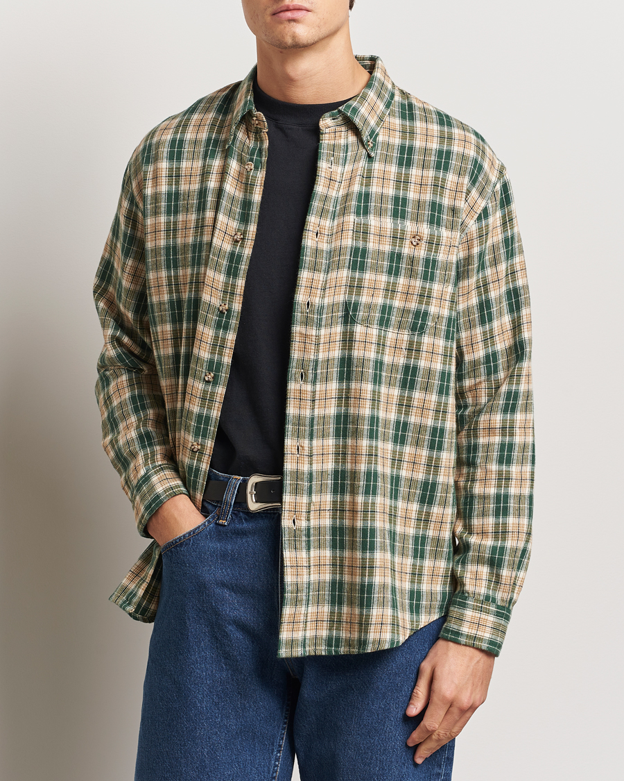 Herren | Hemden | Nudie Jeans | Julian Checked Farmers Shirt Racing Green