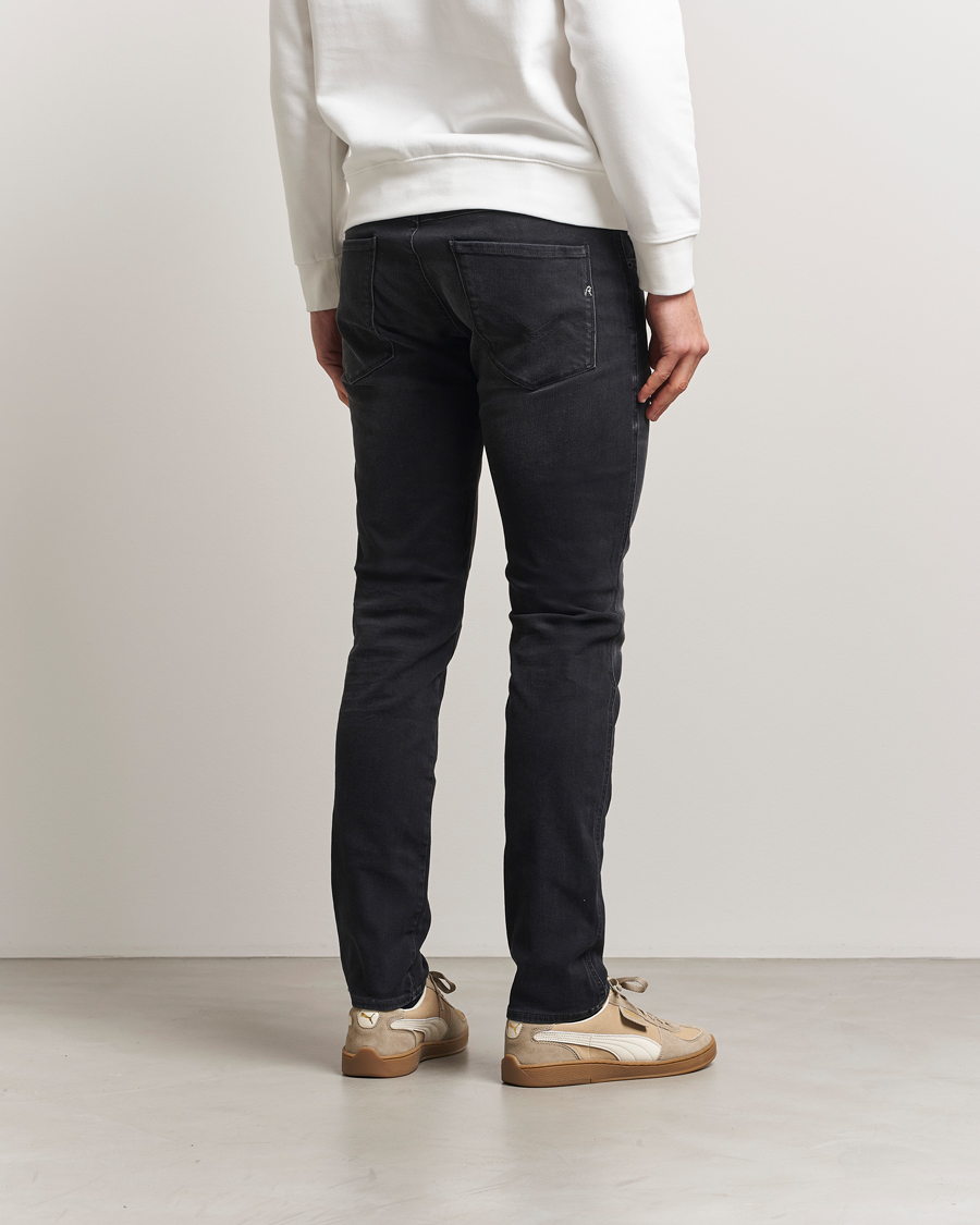 Herren | Jeans | Replay | Anbass Hyperflex Jeans Washed Black