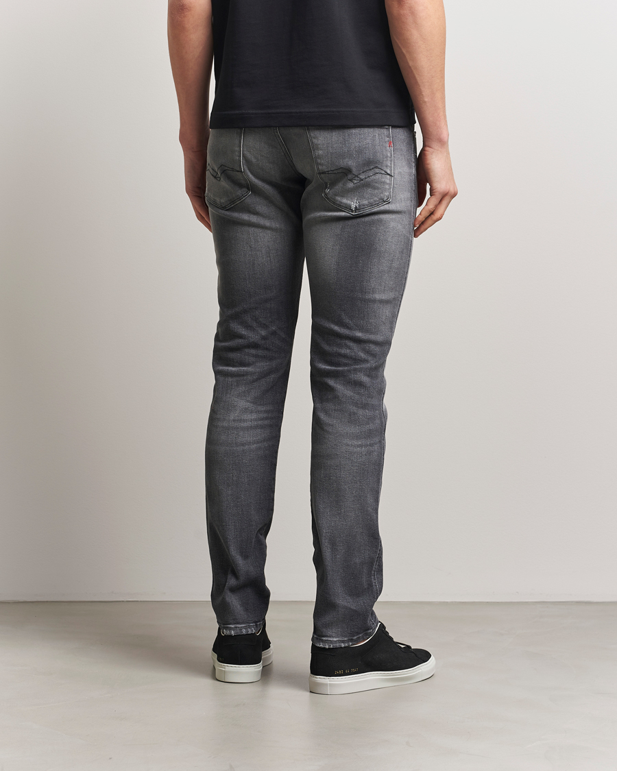 Herren | Jeans | Replay | Anbass Stretch Jeans Washed Black