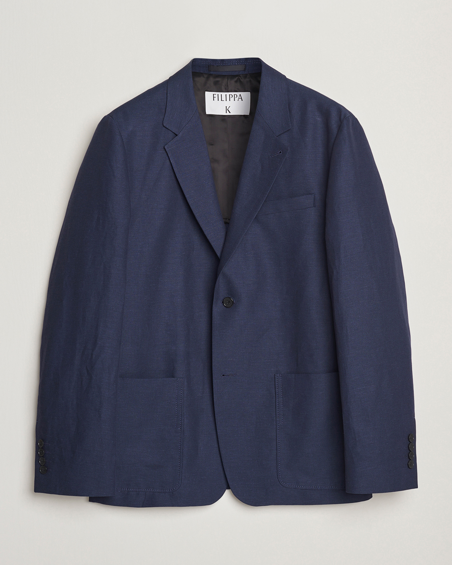 Herren | Sakkos | Filippa K | Patch Pocket Blazer Navy