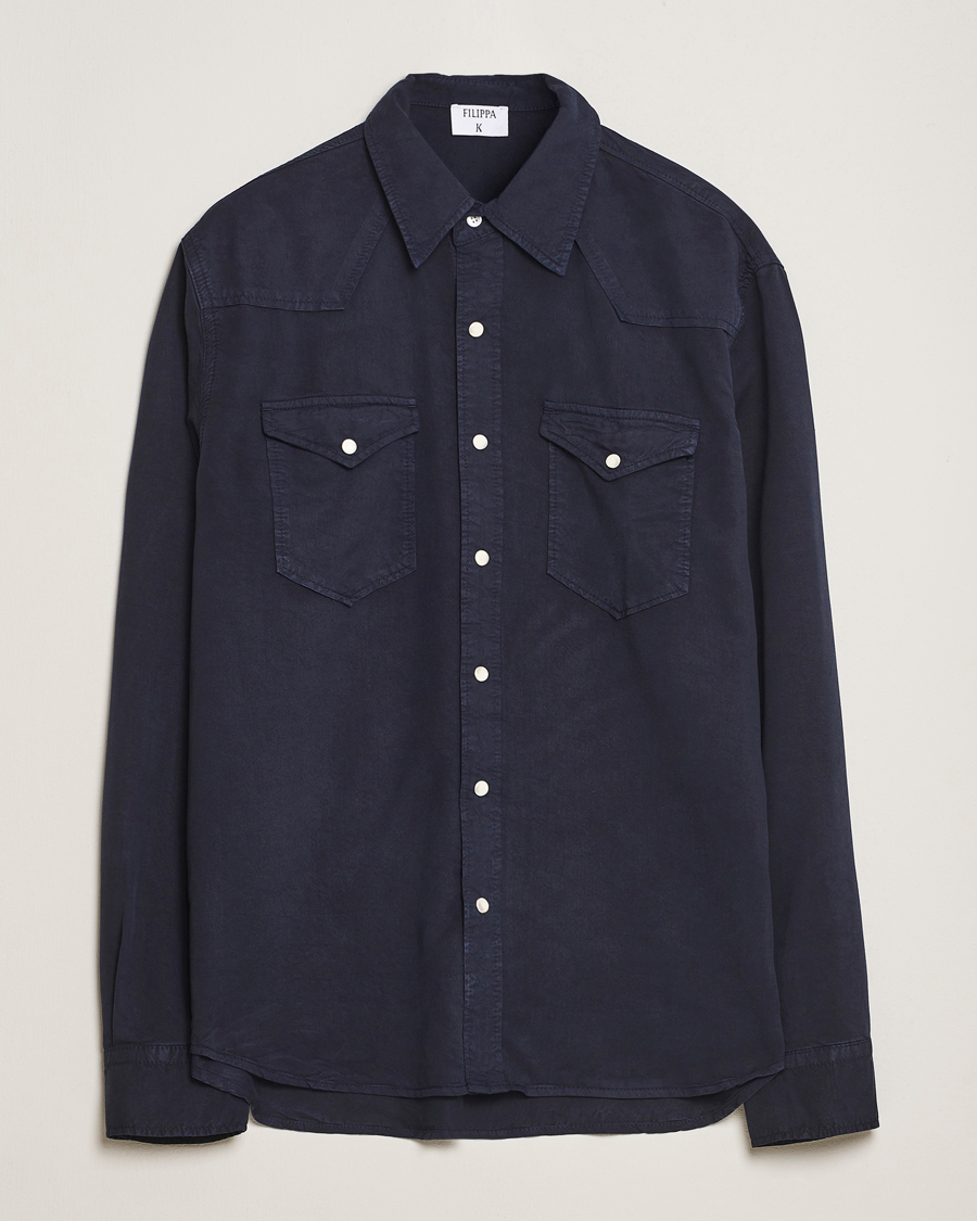 Herren | Hemden | Filippa K | Western Shirt Navy
