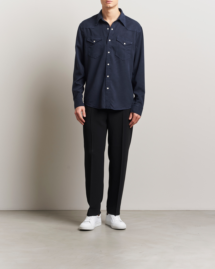 Herren | Hemden | Filippa K | Western Shirt Navy