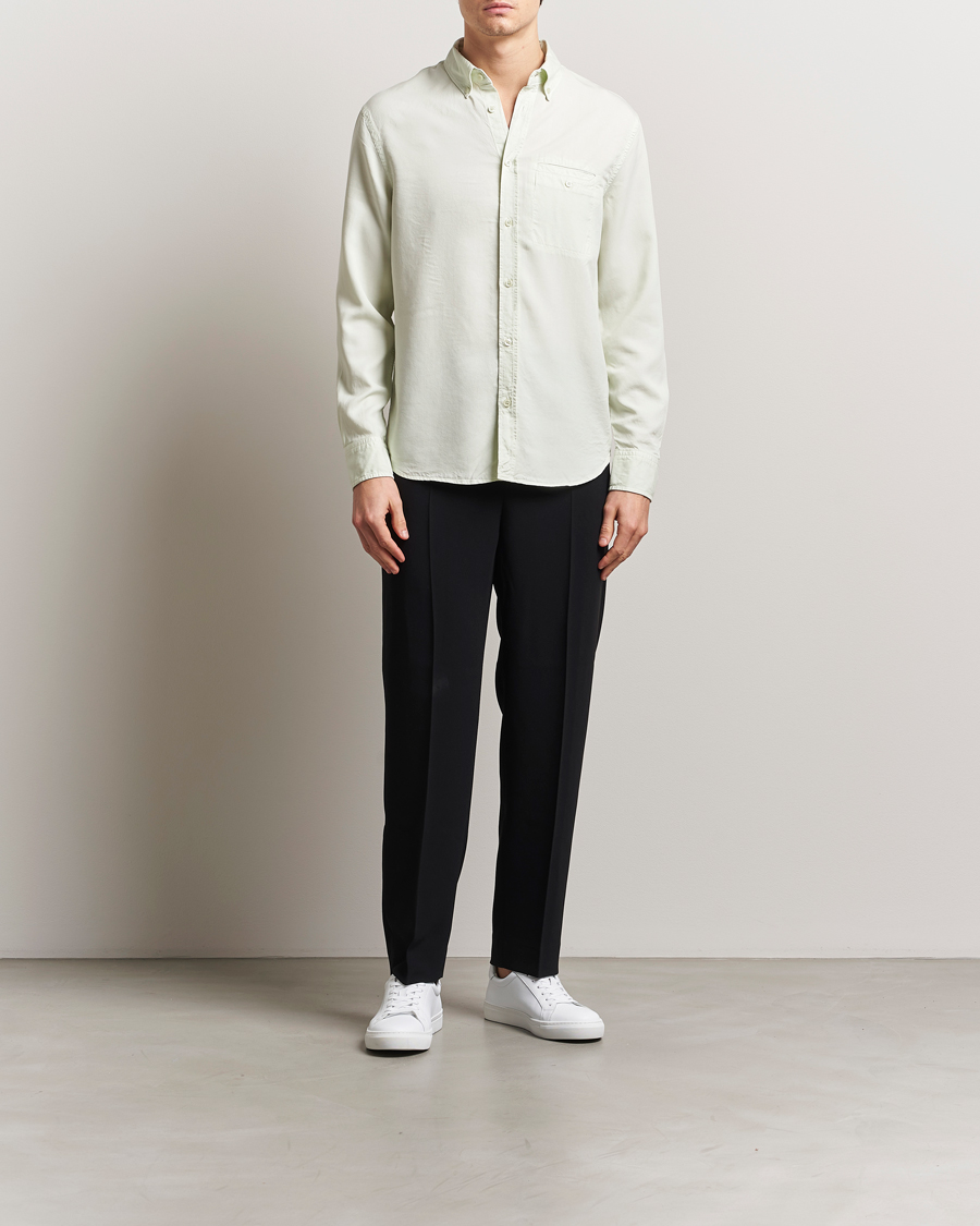 Herren | Hemden | Filippa K | Zachary Lyocell Shirt Pastel Green