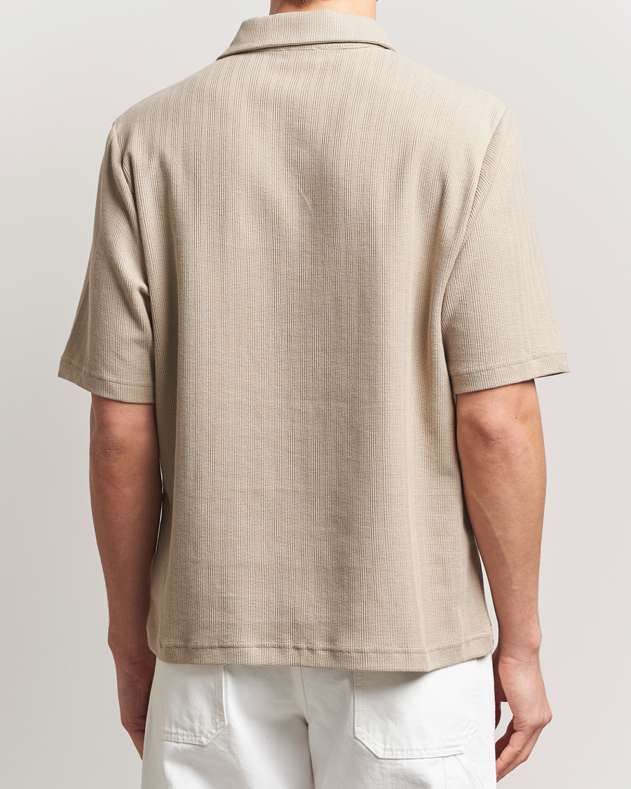 Herren | Poloshirts | Filippa K | Cotton Jersey Polo Faded Khaki