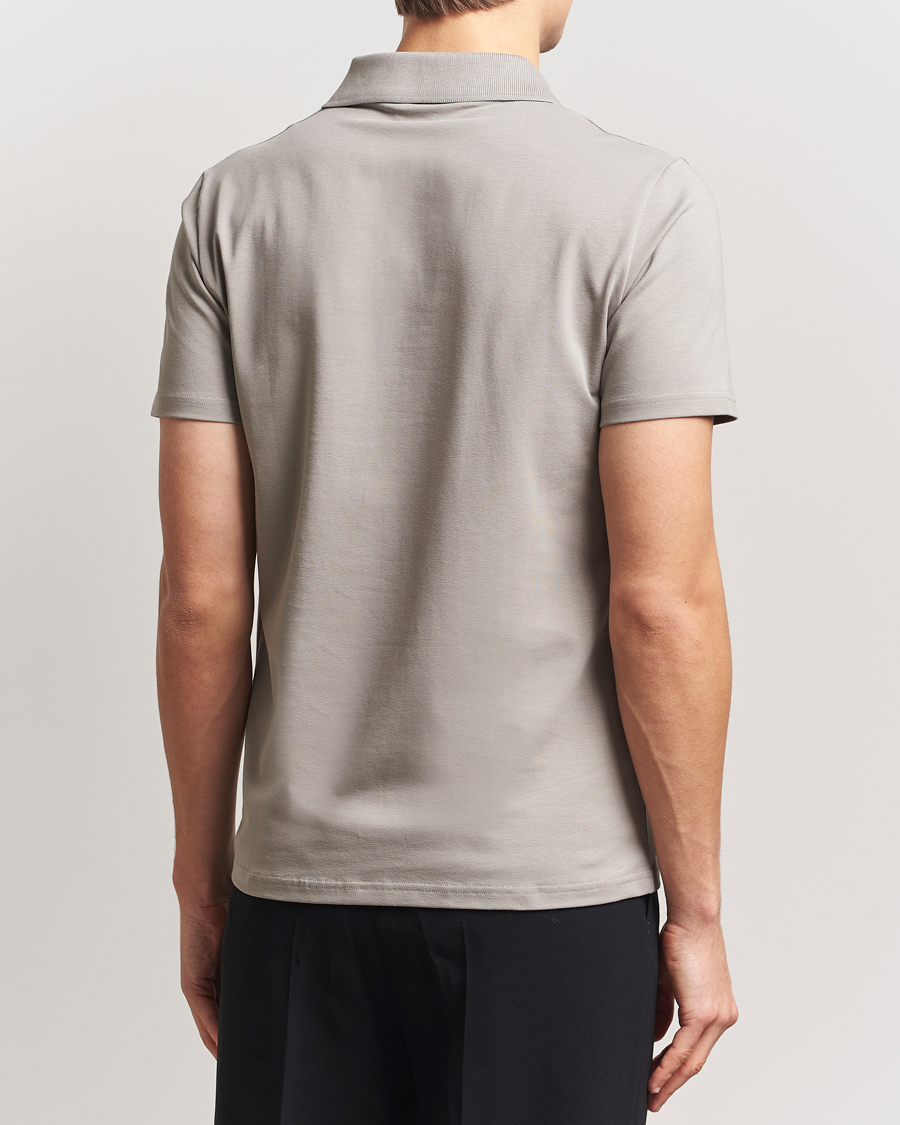 Herren | Poloshirts | Filippa K | Soft Lycra Polo T-Shirt Dove Grey