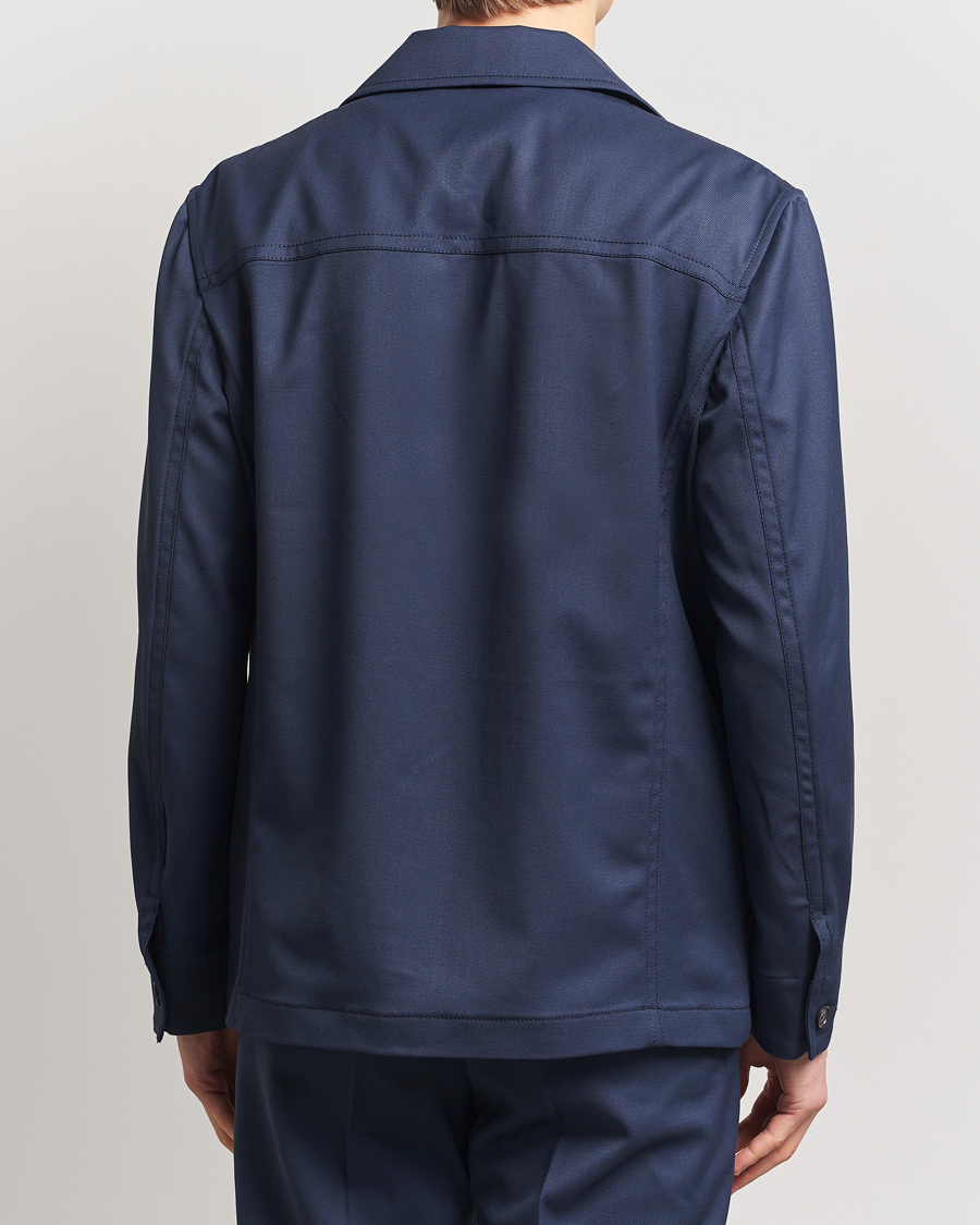 Herren | Jacken | Filippa K | Work Shirt Jacket Dusk Blue