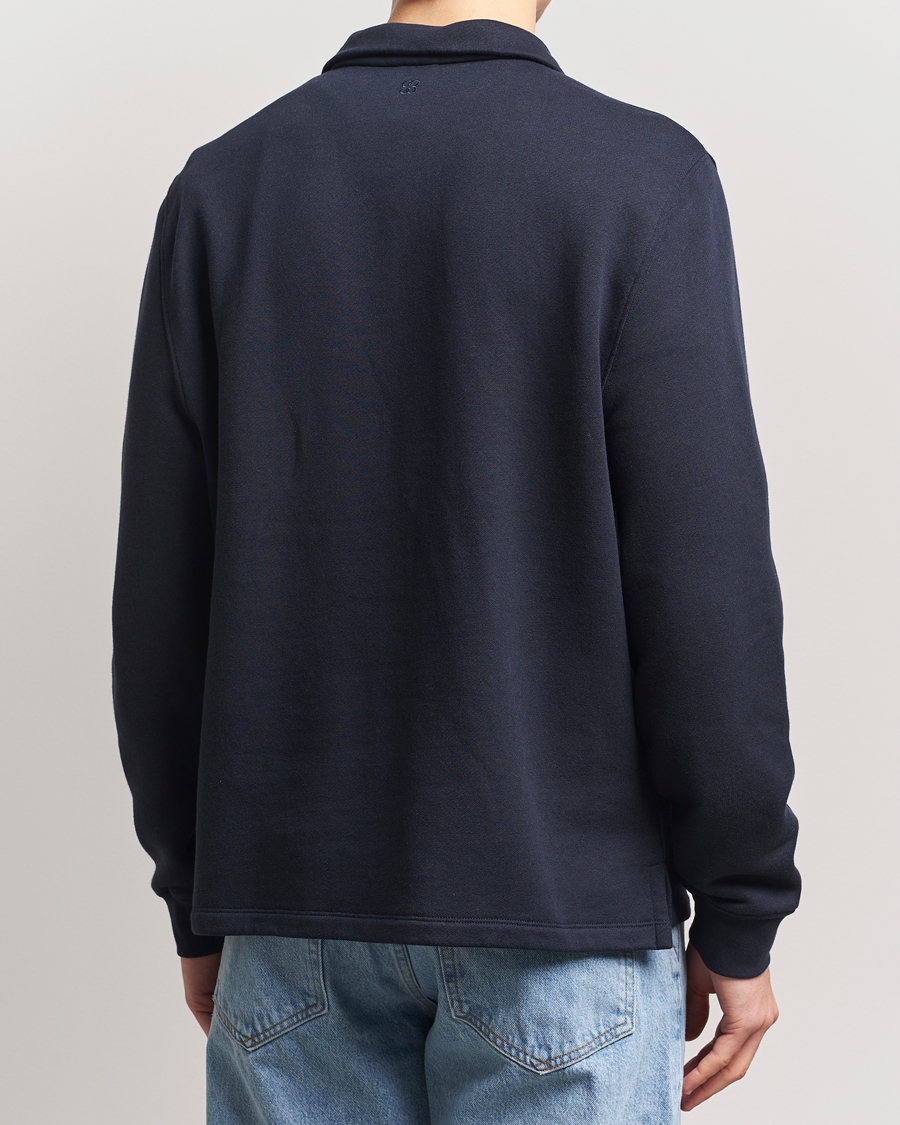 Herren | Pullover | Filippa K | Half Zip Sweatshirt Navy