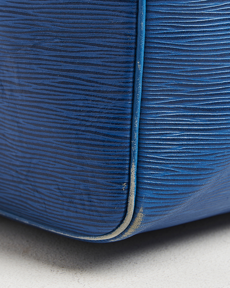 Herren | Louis Vuitton Pre-Owned Keepall 55 EPI Leather Bag Blue | Louis Vuitton Pre-Owned | Keepall 55 EPI Leather Bag Blue