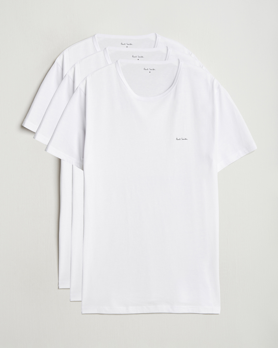 Herren | T-Shirts | Paul Smith | 3-Pack Crew Neck T-Shirt White
