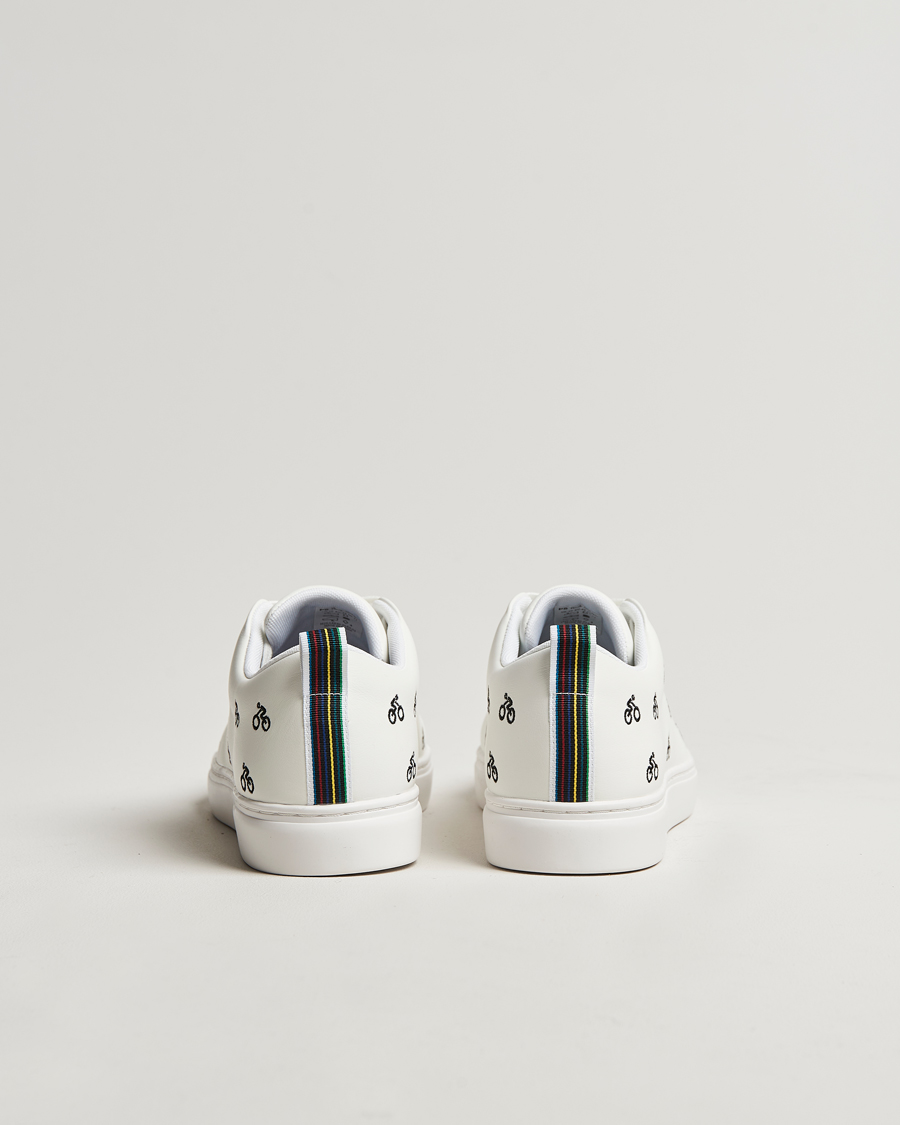 Herren | PS Paul Smith Lee Cycle Embroidery Leather Sneaker White | PS Paul Smith | Lee Cycle Embroidery Leather Sneaker White