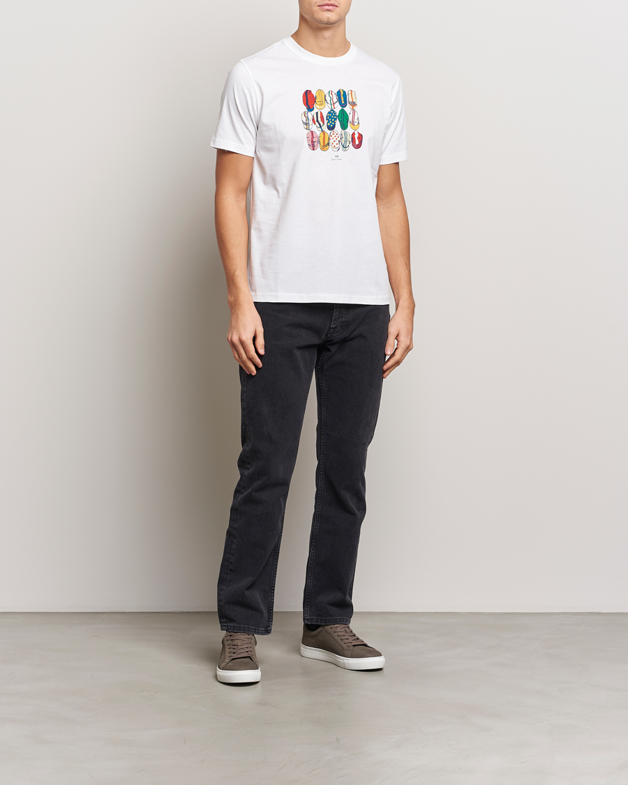 Herren | T-Shirts | PS Paul Smith | Casquettes Crew Neck T-Shirt White