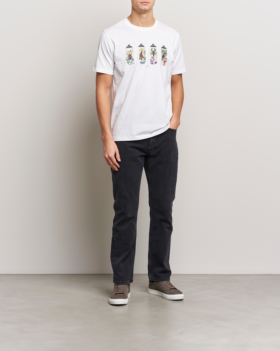 Herren | T-Shirts | PS Paul Smith | Spray Cans Crew Neck T-Shirt White