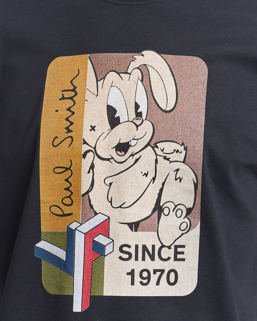 Herren | T-Shirts | PS Paul Smith | 70's Bunny Crew Neck T-Shirt Navy