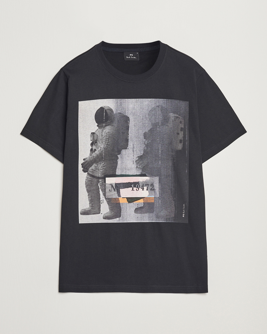 Herren | T-Shirts | PS Paul Smith | Astronaut Crew Neck T-Shirt Black